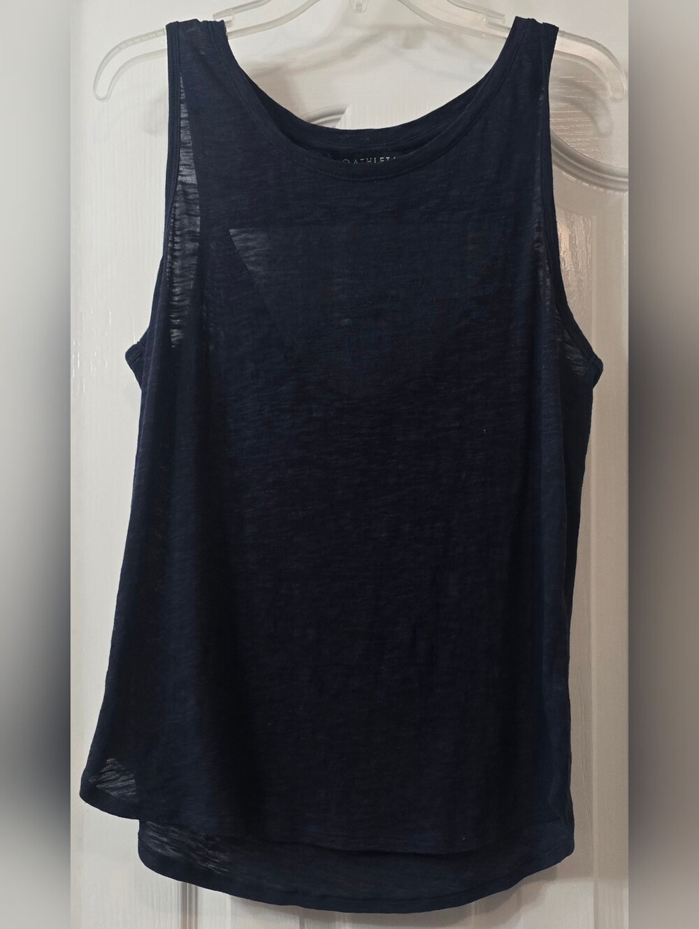 Athleta Women's Navy Breezy Tank Top - Lightweight Size L